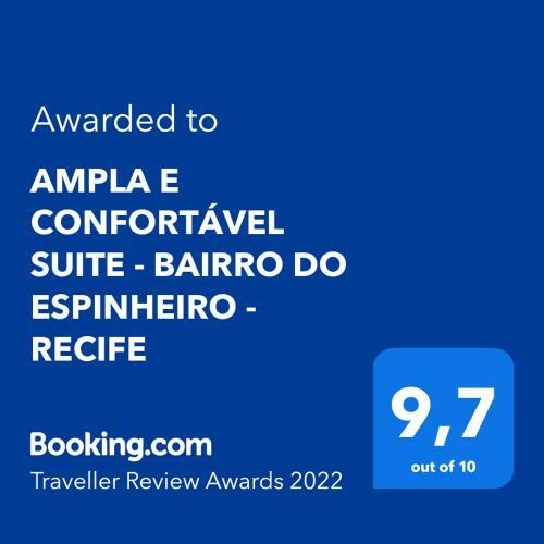 Ampla E Confort�vel Suite - Bairro Do Espinheiro - Recife