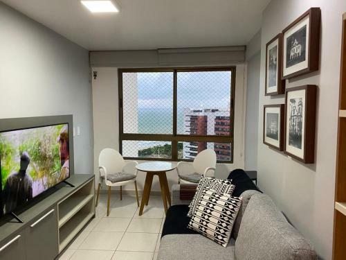 Apartamento Flat Andar Alto Com Vista Para O Mar!