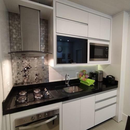 Apartamento Loft Encantador B - 8 Km de Floripa