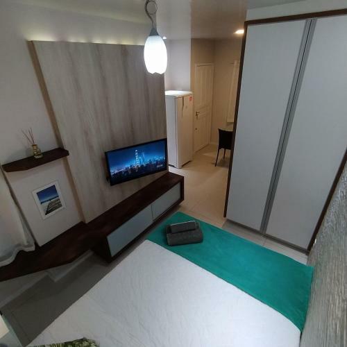 Apartamento Loft Encantador B - 8 Km de Floripa