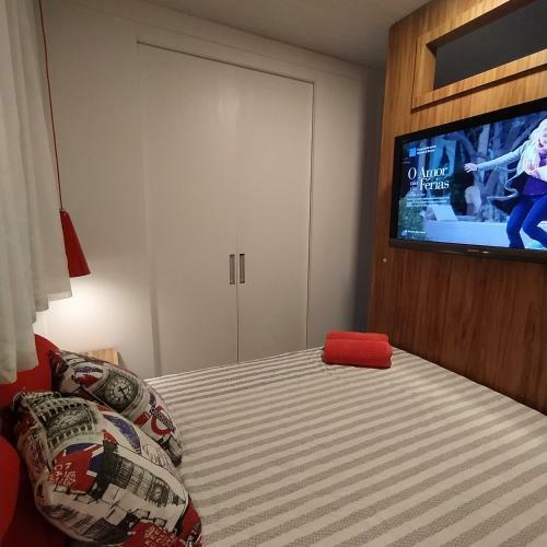 Apartamento Loft Encantador C - 8 Km de Floripa