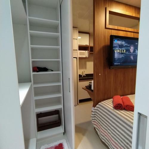 Apartamento Loft Encantador C - 8 Km de Floripa