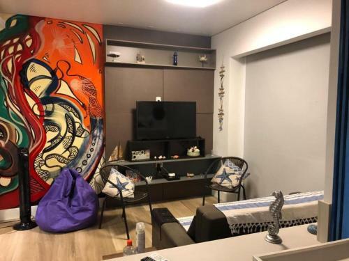 Apartamento Book Santos ?unlimited 1413 ? Modernidade E Arte