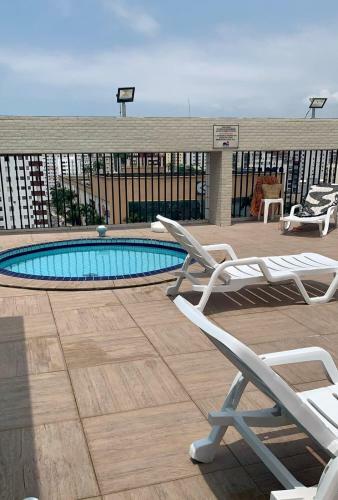 Apartamento Flat Belvedere Com Hidro E Piscina