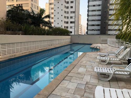 Apartamento Loft Com Academia E Piscina No Cora��o de S�o Paulo