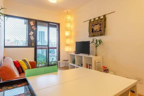 Lindo Apartamento No Cora��o de Sp A 400 M Do Metr�
