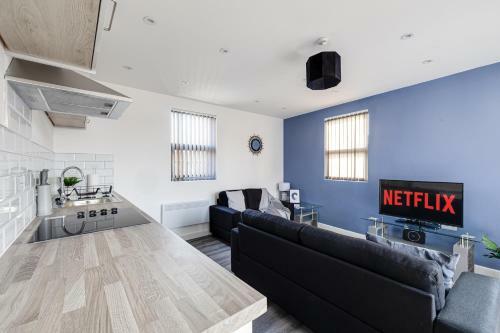 Modern & Refurbished 2/bed Apartment In Stockport