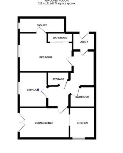 Apartamento Stunning 2 Bed Flat *5 Minutes Drive To Centre*