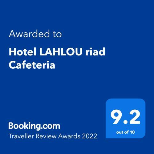Hotel Lahlou Riad Cafeteria