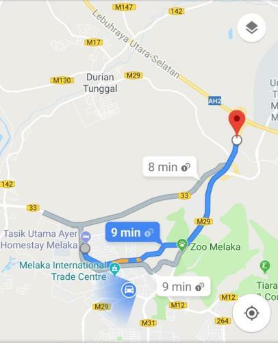 Tasik Utama Homestay Ayer Keroh