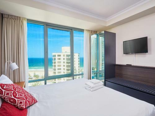 Apartamento Skyline And Beach View With King Bed Studio In Gold Coast