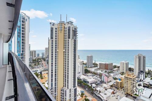 Apartamento Circle On Cavill - 1 Bedroom + Study Spa Ocean View ? Q Stay