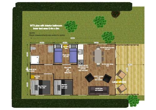 Lower Whitsleigh Farm Luxury Safari Glamping Lodge