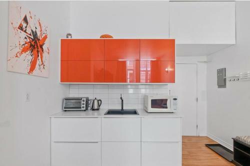 Apartamento Initial - Orange Studio - Centre-ville De Qu�bec