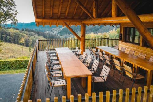 La Harde 31 Pers Malmedy, Vue, Wellness, Jardin
