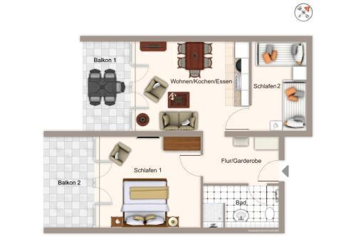 Apartamento Deichh�user Anna K�ste Deichh�user Anna K�ste 7-31