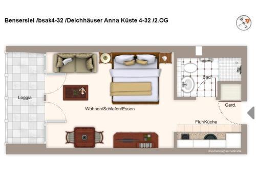 Apartamento Deichh�user Anna K�ste Deichh�user Anna K�ste 4-32