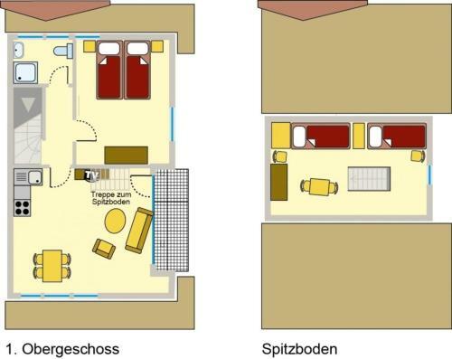 Apartamento Ferienwohnung Nr 07 Og Spitzboden