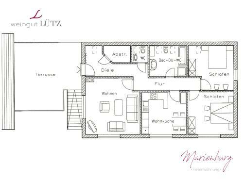 Apartamento Ferienweingut L�tz