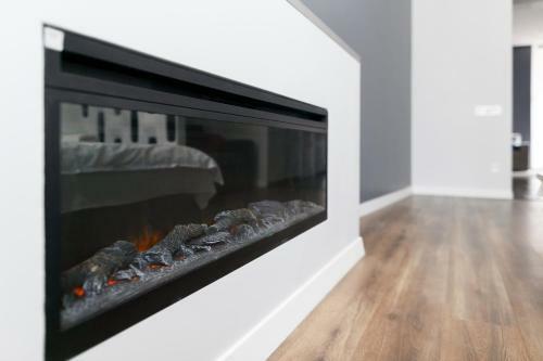 Exciting Apartment Lviv Fireplace