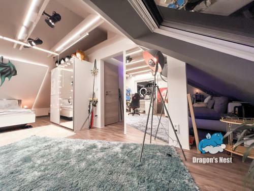 Apartamento Dragon?s Nest: Cozy & Modern Attic Loft Nuremberg