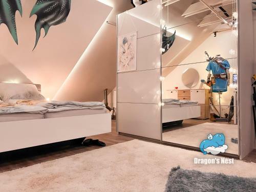 Apartamento Dragon?s Nest: Cozy & Modern Attic Loft Nuremberg