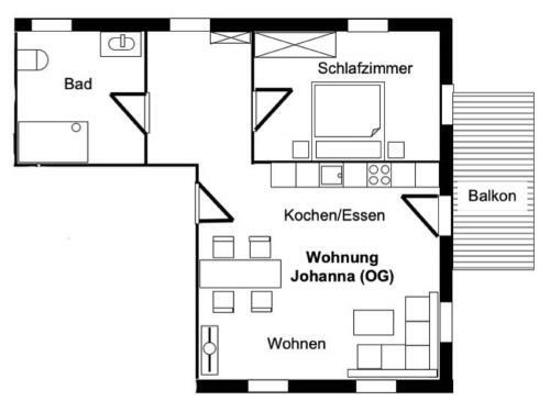 Apartamento Ferienwohnungen Gr�ner Baum