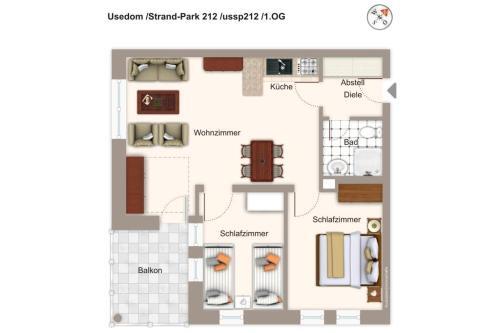Apartamento Strand-park Strand-park 212