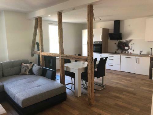 Apartamento Ferienwohnung Alpakas Im Nebel
