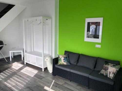 Apartamento Ferienwohnung Alpakas Im Nebel