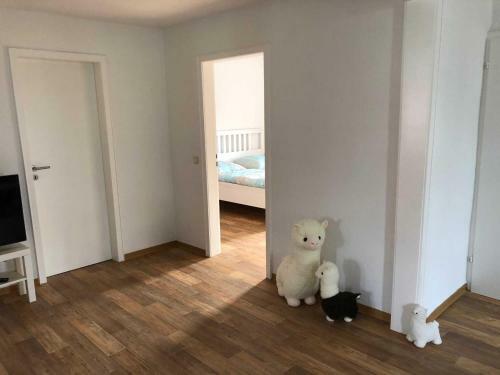 Apartamento Ferienwohnung Alpakas Im Nebel
