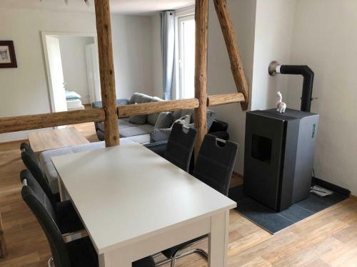 Apartamento Ferienwohnung Alpakas Im Nebel