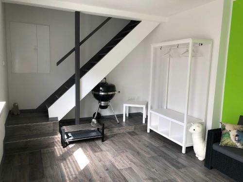 Apartamento Ferienwohnung Alpakas Im Nebel