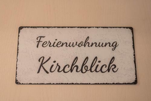 Apartamento Ferienwohnung Kirchblick