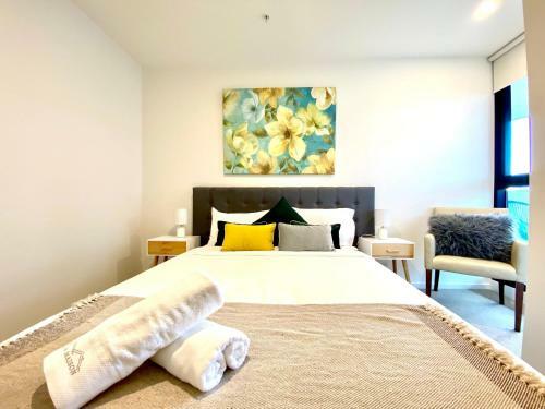 Apartamento New Oakleigh Stylish 2 Bedroom Apt With Beautiful View 2a