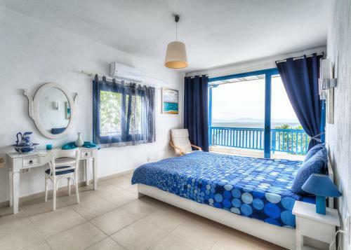 Navy Greece Villa With Swimming Pool & Sea View
