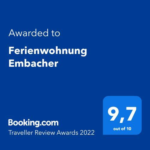 Apartamento Ferienwohnung Embacher