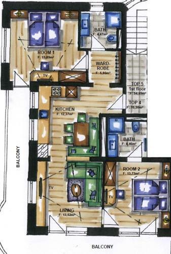Apartamento A Casa Aquamarin