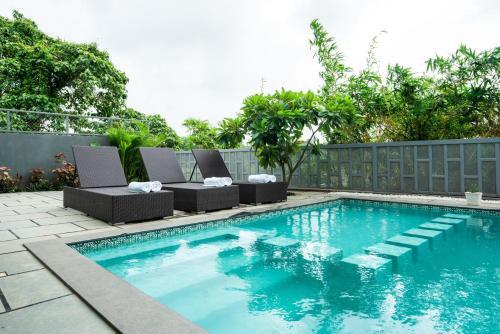 Modern Apartment In Calangute. Smart_spacious_pool