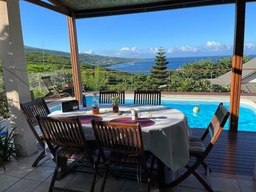 Villa Leu Mascareigne Piscine Vue Mer