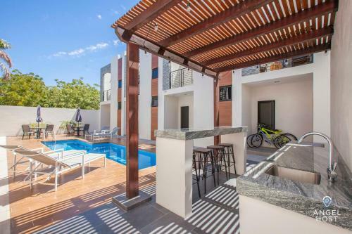 New Oceanview Rooftop Townhome With Pool Onsite Steps To Beach