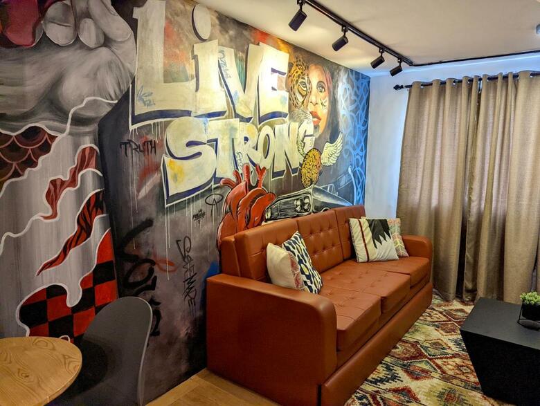 Apartamento 1br Artist Loft Cambridge Cainta Pasig Fast Wifi