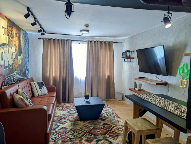 Apartamento 1br Artist Loft Cambridge Cainta Pasig Fast Wifi