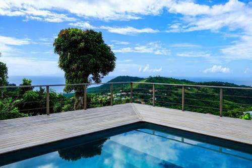 Villa Bellevue Et Piscine Vue Mer Sur Le Diamant