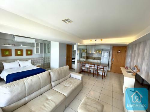 Apartamento Com Linda Vista Mar No Bahia Suites