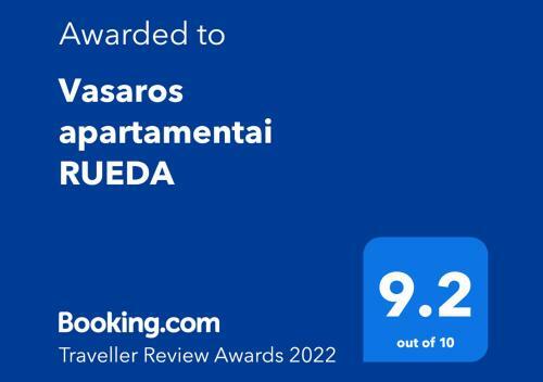 Vasaros Apartamentai Rueda