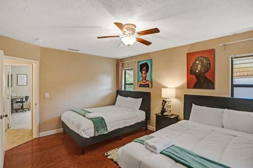 New Adorable Villa 7 Min To Beach Trampoline