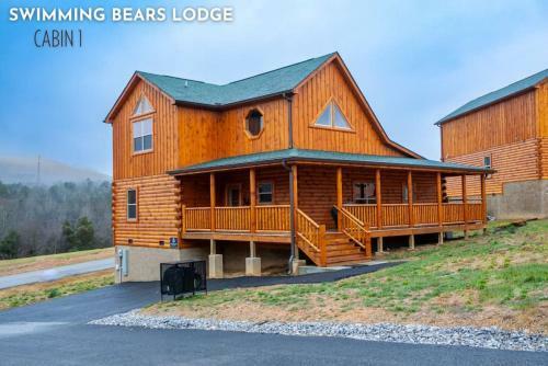 Swimming Bears Lodge Two Cabins With Pools And Hottubs