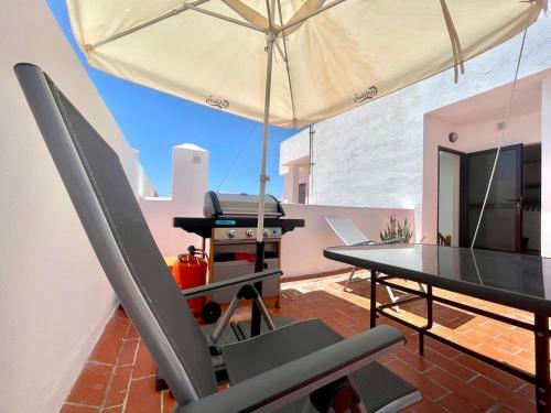 Apartamento Junto A Oceano, Terraza, Bbq En Playa Alcala
