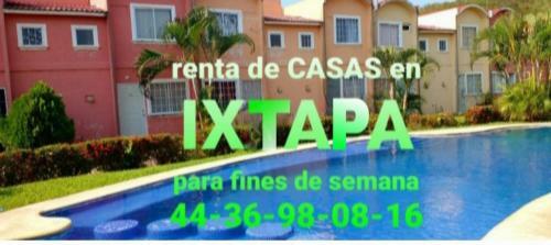 Se Rentan Casas En Ixtapa 44-36-98-08-16